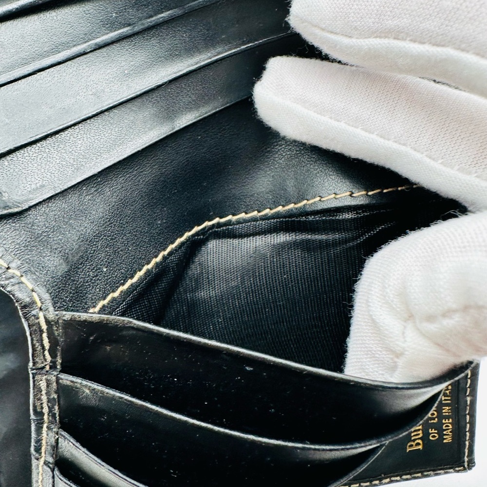 Burberry Tan and Black Checkered Wallet - Picture 6 of 13